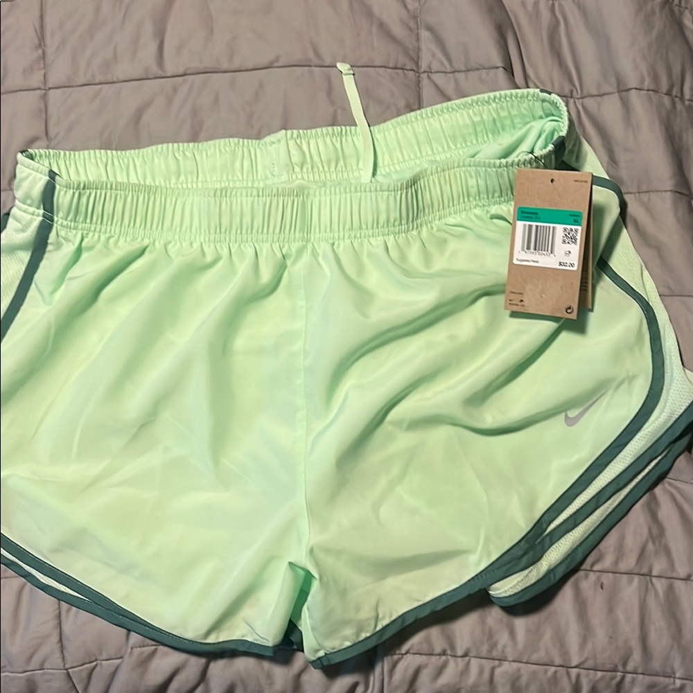 Nike Women's Mint Green Running Shorts